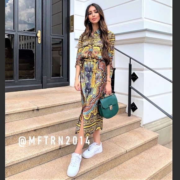 ZARA Printed Tunic with Long Sleeves* - Picture 3 of 16